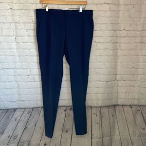 Haggar Men’s Flex Series Ultra Slim Suit Midnight Blue Pants size 34x32 NEW